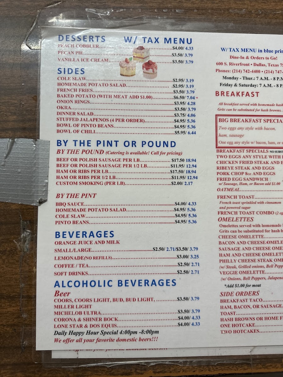 Hickory House Barbecue Menu - Image 5